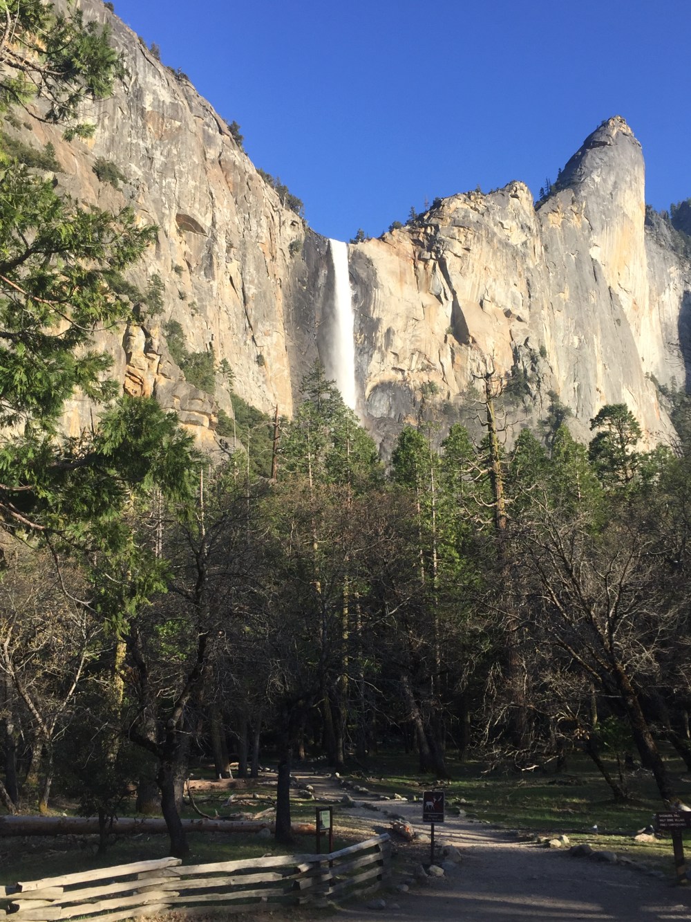 Upper Yosemite Falls Swinging Bridge
