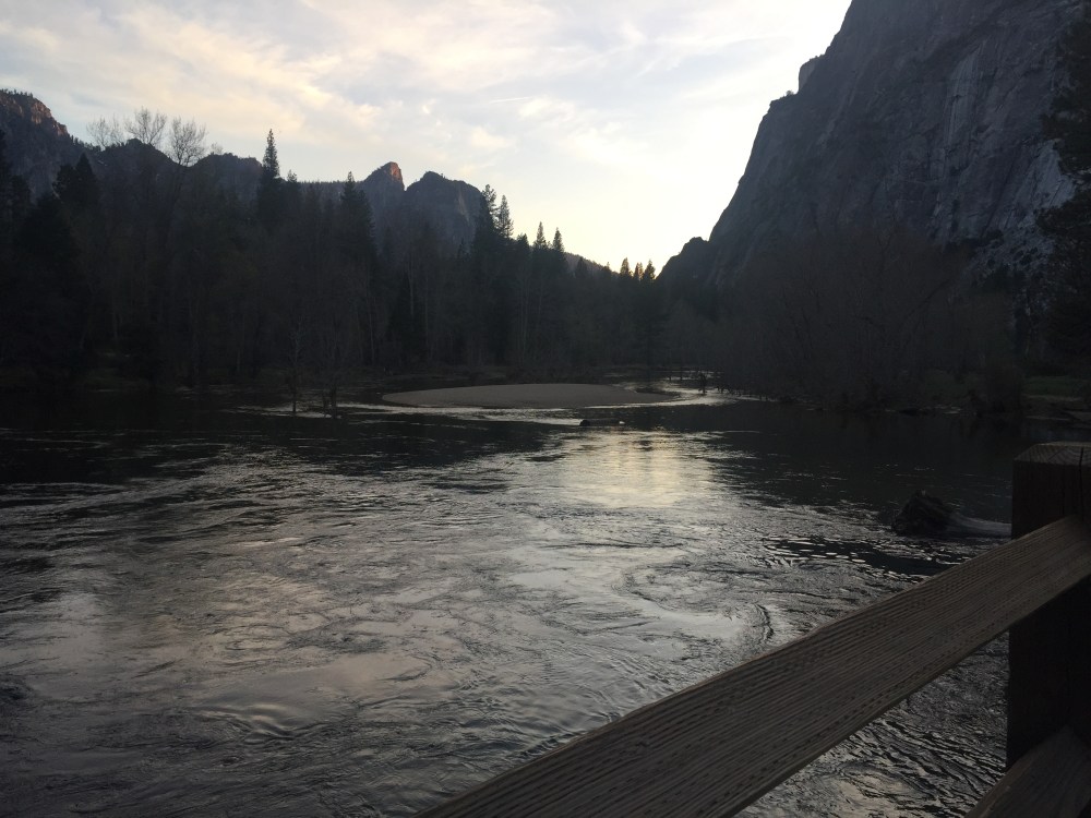 Yosemite Merced River at Sunset